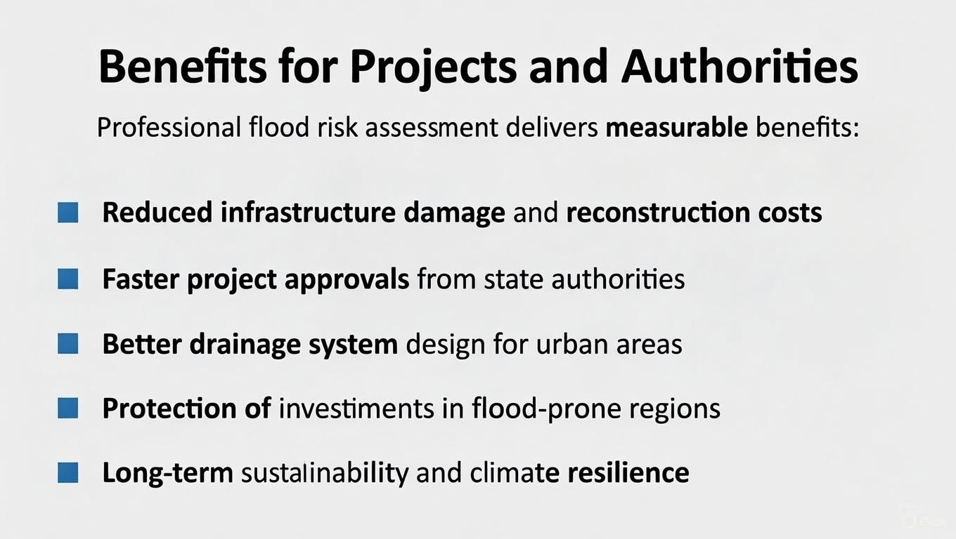 Benefits Flood Risk assessment