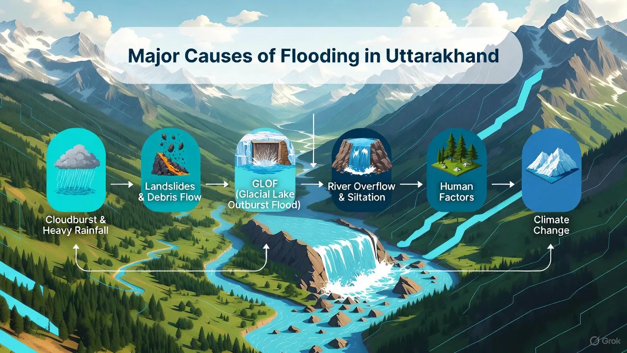 Cloudburst Flood Analysis Uttarakhand