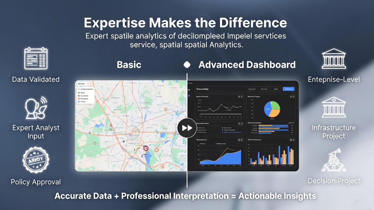 Professional spatial analytics services
