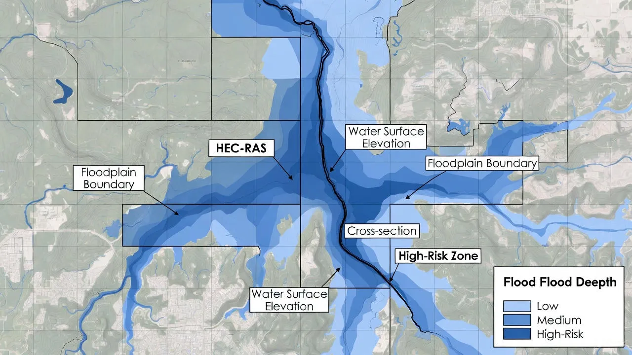 HEC-RAS Flood Modeling Workflow
