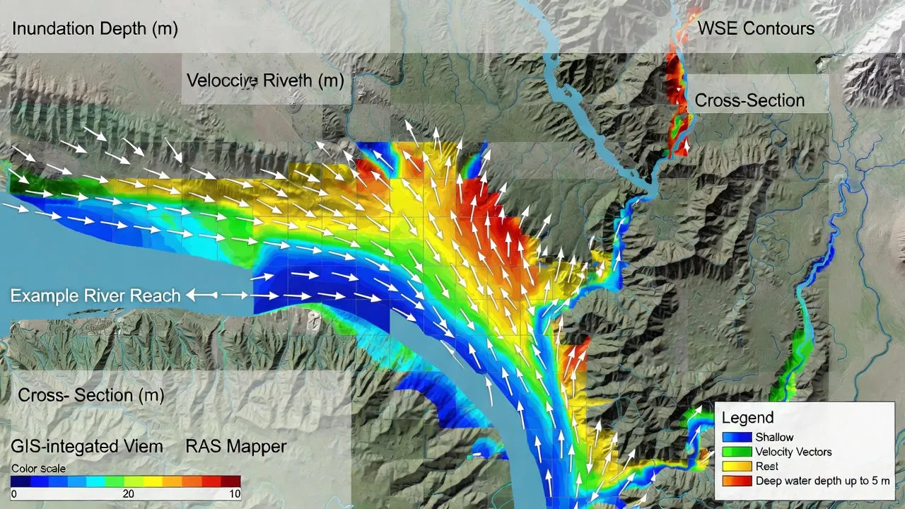 HEC-RAS Flood Simulation Results