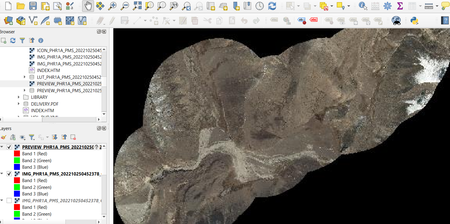 Satellite mapping for road survey