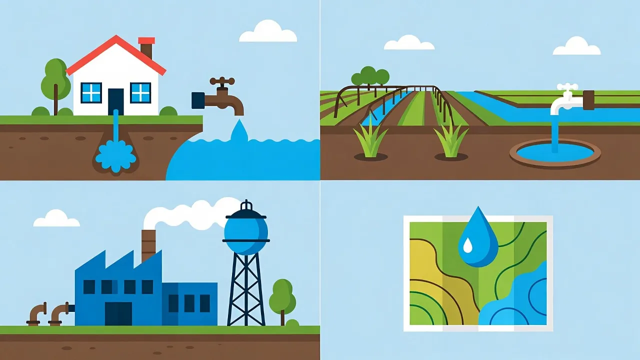 Professional hydrogeological survey report with aquifer mapping
