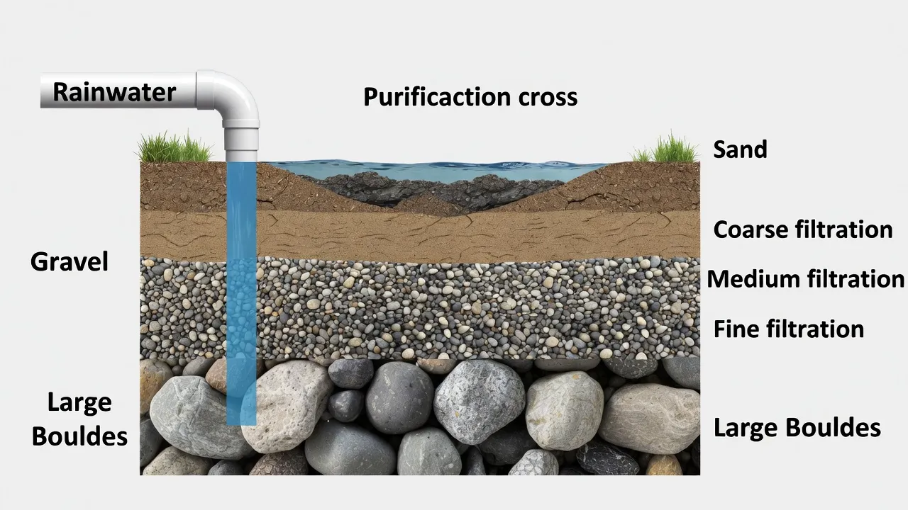 Construction of recharge pit for recharging of ground water