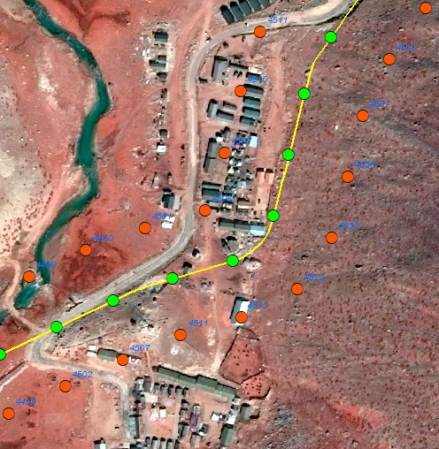 Satellite mapping for road survey