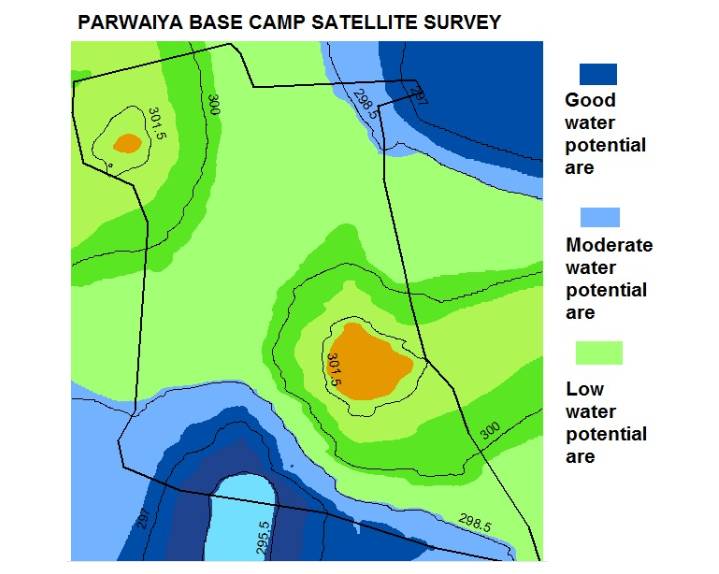 Satellite survey maps