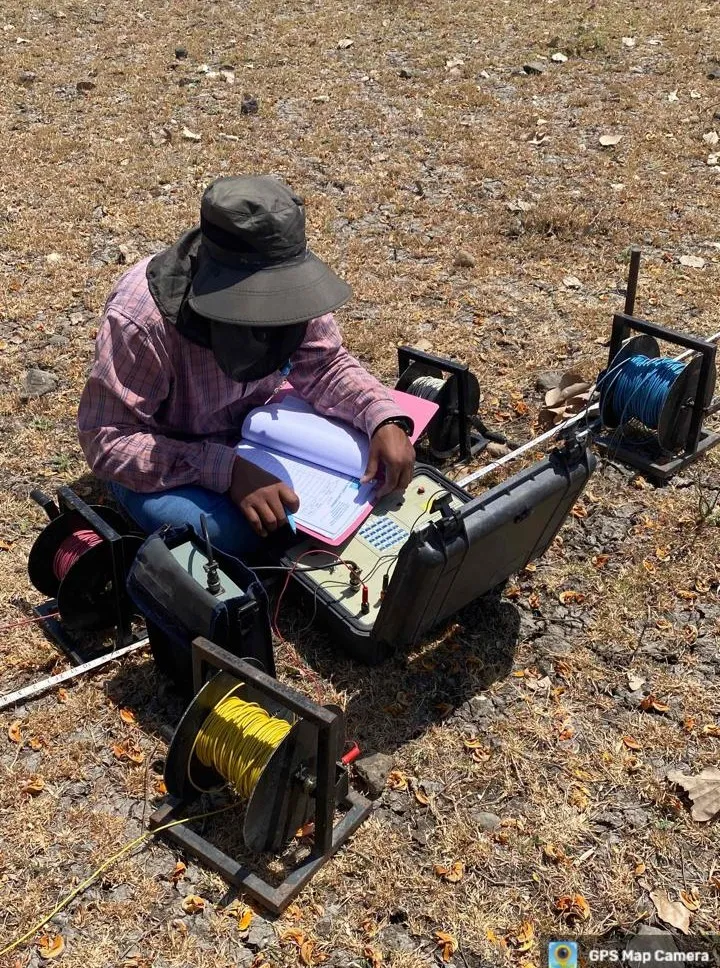 Resistivity survey SSR MP ATS instrument — Bhoojal Survey